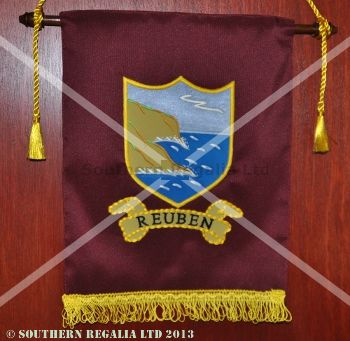 Royal Arch Tribal Banner / Ensign - Reuben - Click Image to Close